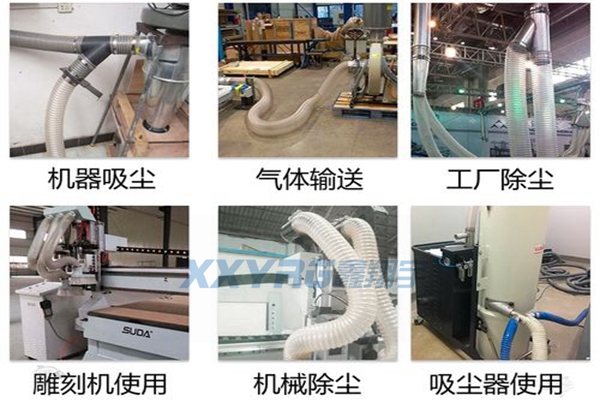 PVC木工（gōng）雕刻（kè）機吸塵軟管