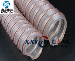 KS0905進口耐磨 工業 聚氨脂pu透明鋼絲吸塵通(tōng)風軟管 印刷機(jī) 掃地車用 KS0905進口耐磨 工業 聚氨脂pu透明鋼絲吸塵通風(fēng)軟管 印刷機 掃地車用